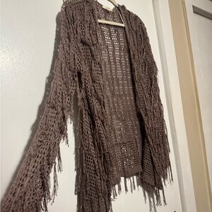 Easel Fringe Knit Sweater! NEW